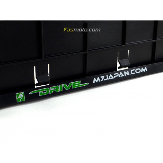 M7 DRIVE Double Row 335mm Vehicle Registration License Plate Frame (Black) M7 DRIVE Double Row 335mm Vehicle Registration License Plate Frame (Black)