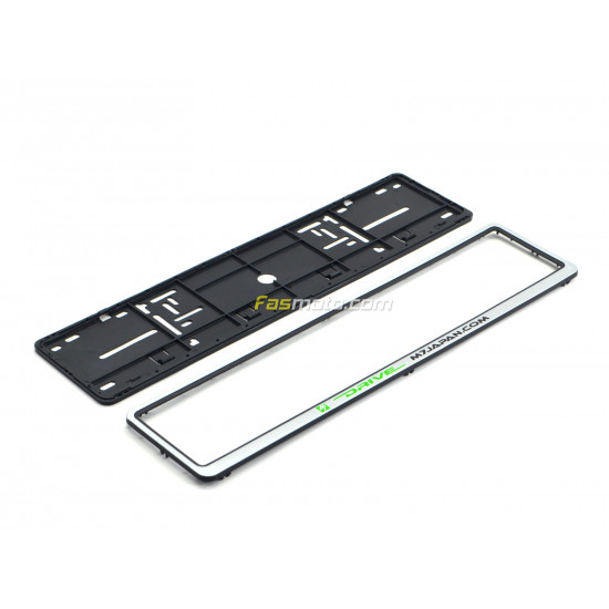 M7 DRIVE Single Row 530mm Vehicle Registration License Plate Frame (Silver)