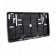 The Original Super Mini Double Row 335mm Vehicle Registration License Plate Frame (Black)