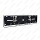 The Original Super Mini Single Row 530mm Vehicle Registration License Plate Frame (Silver) The Original Super Mini Single Row 530mm Vehicle Registration License Plate Frame (Silver)