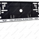 The Original Super Mini Single Row 530mm Vehicle Registration License Plate Frame (Silver) The Original Super Mini Single Row 530mm Vehicle Registration License Plate Frame (Silver)