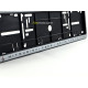 Mitsubishi Drive the Future Single Row 530mm Vehicle Registration License Plate Frame (Silver) Mitsubishi Drive the Future Single Row 530mm Vehicle Registration License Plate Frame (Silver)