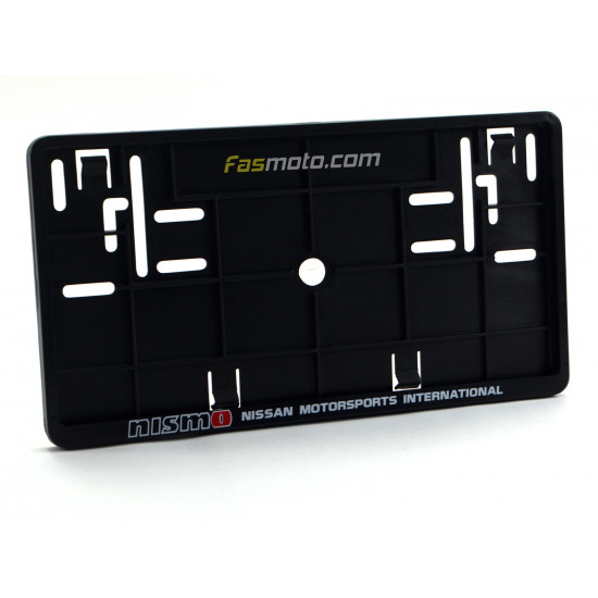 Nissan Motorsports International Double Row 335mm Vehicle Registration License Plate Frame (Black) Nissan Motorsports International Double Row 335mm Vehicle Registration License Plate Frame (Black)