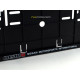 Nissan Motorsports International Double Row 335mm Vehicle Registration License Plate Frame (Black) Nissan Motorsports International Double Row 335mm Vehicle Registration License Plate Frame (Black)