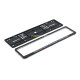 Nissan Motorsports International Single Row 530mm Vehicle Registration License Plate Frame (Black) Nissan Motorsports International Single Row 530mm Vehicle Registration License Plate Frame (Black)
