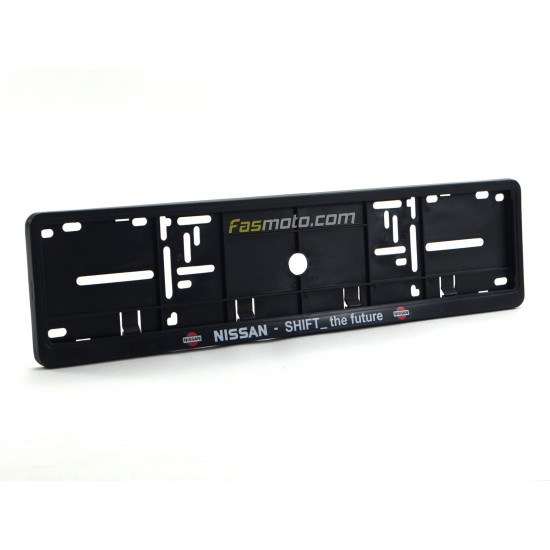 Nissan Shift the Future Single Row 530mm Vehicle Registration License Plate Frame (Black) Nissan Shift the Future Single Row 530mm Vehicle Registration License Plate Frame (Black)