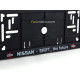 Nissan Shift the Future Single Row 530mm Vehicle Registration License Plate Frame (Black) Nissan Shift the Future Single Row 530mm Vehicle Registration License Plate Frame (Black)