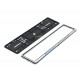 Peugeot Motion & Emotion Single Row 530mm Vehicle Registration License Plate Frame (Silver) Peugeot Motion & Emotion Single Row 530mm Vehicle Registration License Plate Frame (Silver)