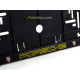 Porsche Single Row 530mm Vehicle Registration License Plate Frame (Black)