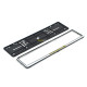 Porsche Single Row 530mm Vehicle Registration License Plate Frame (Silver) Porsche Single Row 530mm Vehicle Registration License Plate Frame (Silver)