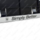 Proton Simply Better 530mm Vehicle Registration License Plate Frame (Silver) Proton Simply Better 530mm Vehicle Registration License Plate Frame (Silver)