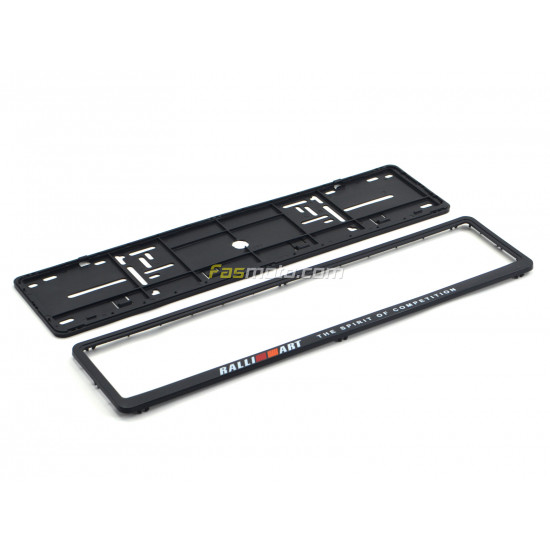 RALLIART The Spirit of Competition SingleRow Vehicle Registration License Plate Frame (Black) RALLIART The Spirit of Competition SingleRow Vehicle Registration License Plate Frame (Black)
