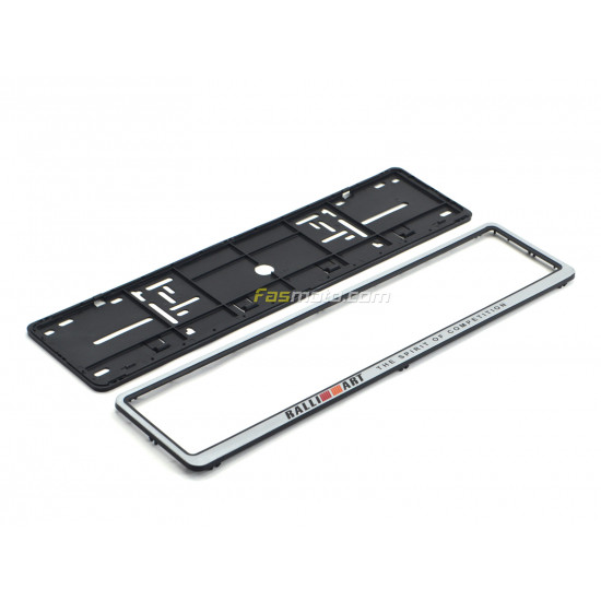RALLIART The Spirit of Competition Single Row 530mm Vehicle Registration License Plate Frame (Silver) RALLIART The Spirit of Competition Single Row 530mm Vehicle Registration License Plate Frame (Silver)