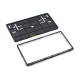 Toyota Get the Feeling Double Row 335mm Vehicle Registration License Plate Frame (Black) Toyota Get the Feeling Double Row 335mm Vehicle Registration License Plate Frame (Black)