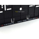 Toyota Get the Feeling Double Row 335mm Vehicle Registration License Plate Frame (Black) Toyota Get the Feeling Double Row 335mm Vehicle Registration License Plate Frame (Black)