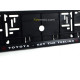Toyota Get the Feeling Single Row 530mm Vehicle Registration License Plate Frame (Black) Toyota Get the Feeling Single Row 530mm Vehicle Registration License Plate Frame (Black)