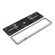 Toyota TRD Racing Development Single Row 530mm Vehicle Registration License Plate Frame (Silver) Toyota TRD Racing Development Single Row 530mm Vehicle Registration License Plate Frame (Silver)