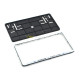 Volvo For Life Double Row 335mm Vehicle Registration License Plate Frame (Silver) Volvo For Life Double Row 335mm Vehicle Registration License Plate Frame (Silver)