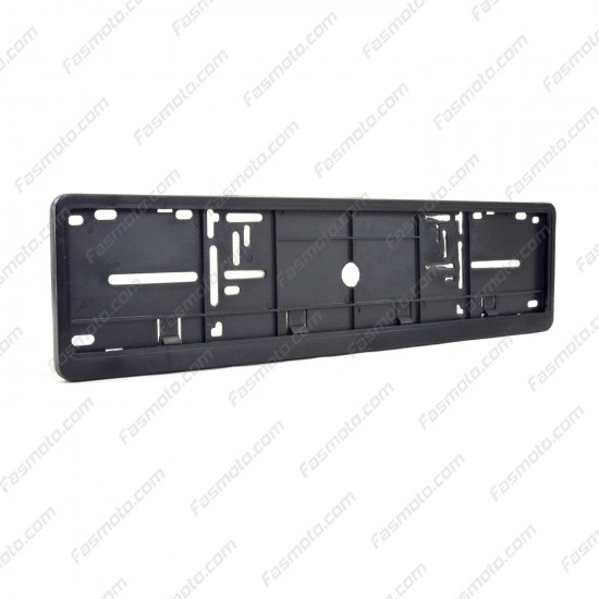 Plain Black Single Row 530mm Vehicle Registration License Plate Frame Plain Black Single Row 530mm Vehicle Registration License Plate Frame