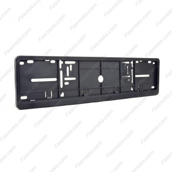 Plain Black Single Row 530mm Vehicle Registration License Plate Frame