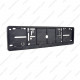 Plain Black Single Row 530mm Vehicle Registration License Plate Frame Plain Black Single Row 530mm Vehicle Registration License Plate Frame