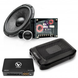 VENOM Pandora DSP Amplifier, 2-Way Speakers and Active Subwoofer Bundle