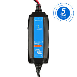 Victron Energy Automotive Blue Smart IP65s Charger 6V/12V 1.1A 230V for Lead Acid, AGM and Lithium Ion Car Batteries