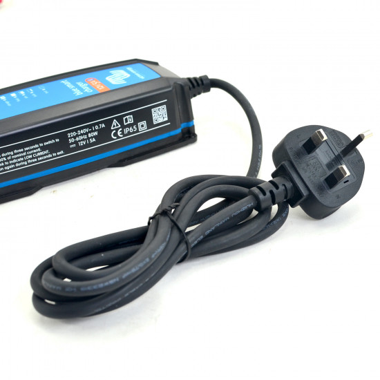 Victron Energy Automotive Blue Smart IP65s Charger 12V 5A 230V for Lead Acid, AGM and Lithium Ion Car Batteries