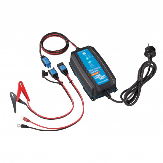 Victron Energy Automotive Blue Smart IP65s Charger 12V 15A 230V for Lead Acid, AGM and Lithium Ion Car Batteries