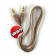 AL-131 3.5MM Audio Auxiliary mini jack (45cm length) AL-131 3.5MM Audio Auxiliary mini jack (45cm length)