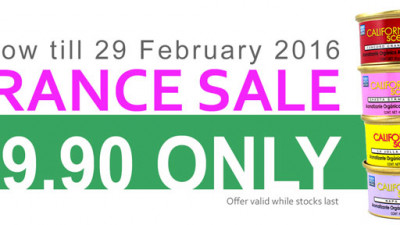 California Scents Clearance Sale 2016