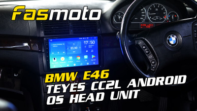 BMW E46 Teyes CC2L Android OS Head Unit and Audio System clean up