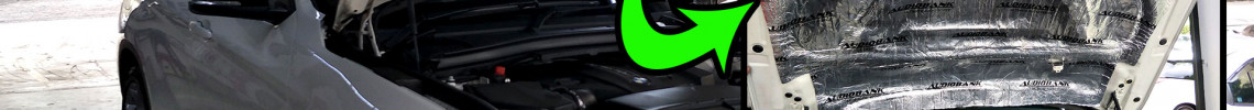 BMW X1 E84 Under Hood Bonnet Sound and Heat Insulation BMW X1 E84 Under Hood Bonnet Sound and Heat Insulation