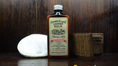 Trying out Chamberlain's Leather Milk Auto Refreshener Formula No.4