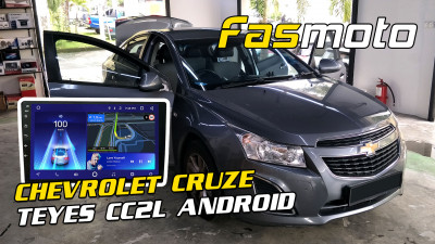 Chevrolet Cruze TEYES CC2L Android Head Unit and AHD Reverse Camera Install