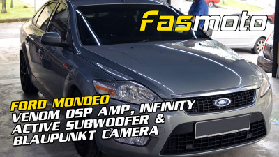 Ford Mondeo 3rd Gen Venom DSP Amplifier VPR 3.4 Infinity Basslink SM Blaupunkt BC TY 1.0 Reverse Cam