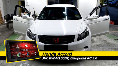 Honda Accord 8th Gen JVC KW-M150BT Blaupunkt RC 3.0 Install
