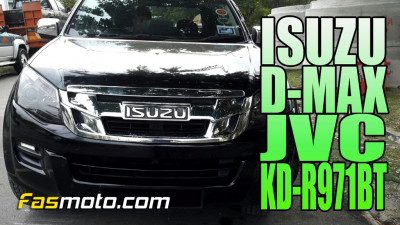 Varman's Isuzu D-Max JVC KD-R971BT Stereo Upgrade