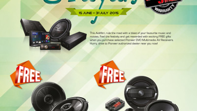 Pioneer Let's have a groovy raya promotion