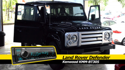 Land Rover Defender SVX Kenwood KMM-BT305 Install