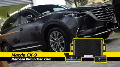 Mazda CX-9 Marbella KR6S Dual Dash Cam Install