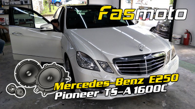 Mercedes E250 Pioneer TS-A1600C Component Speakers Install