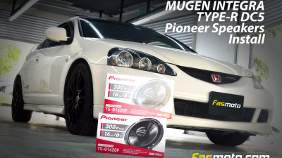 Mugen Honda Integra Type-R DC5 Pioneer Speakers Install