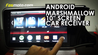 Otonavi 10-inch Smart 4G Android Marshmallow OS Car Receiver for Honda City User Interface Demo
