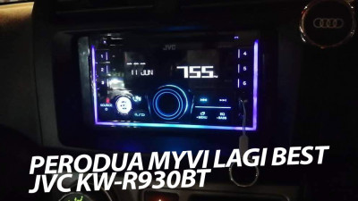 JVC KW-R930BT installed in a Perodua Myvi Lagi Best M600 2nd Generation