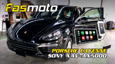 Porsche Cayenne 2nd Gen Sony XAV-AX5000 Head Unit Install
