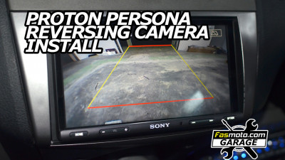 Proton Persona Rear Parking Camera Installation