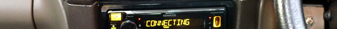 Proton Waja Kenwood KMM-BT305 Single DIN install