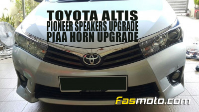 Jeffrey's Toyota Altis Pioneer Speakers Upgrade