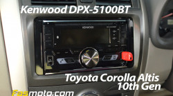 Kenwood DPX-5100BT Installed in a Toyota Corolla Altis 10th Generation